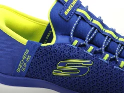 Skechers 403833L Bleu Baskets Basses Garçon