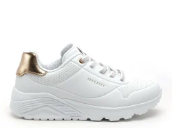 Skechers 310384L UNO LITE Blanc Baskets Basses Fille