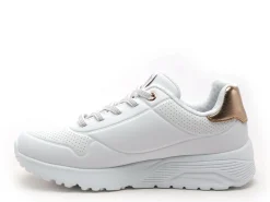 Skechers 310384L UNO LITE Blanc Baskets Basses Fille