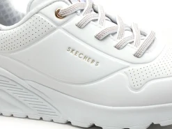 Skechers 310384L UNO LITE Blanc Baskets Basses Fille