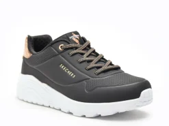 Skechers 310384L UNO LITE Noir Baskets Basses Fille