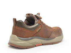Skechers 210021 Marron Baskets Basses Homme