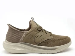 Skechers 210889 SLADE Kaki Baskets Basses Homme