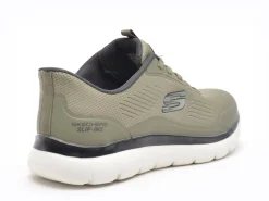 Skechers 233047 SUMMITSLIPINS Kaki Baskets Basses Homme