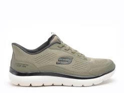 Skechers 233047 SUMMITSLIPINS Kaki Baskets Basses Homme