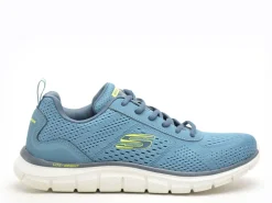 Skechers 232758 TRACK Bleu Baskets Basses Homme