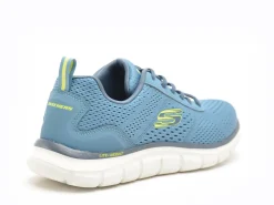 Skechers 232758 TRACK Bleu Baskets Basses Homme