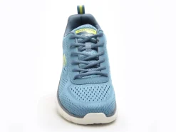 Skechers 232758 TRACK Bleu Baskets Basses Homme