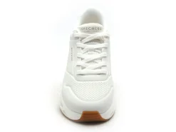 Skechers 190113 UNO Blanc Baskets Basses Femme