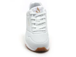 Skechers 177094 UNO Blanc Baskets Basses Femme