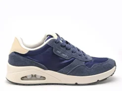 Skechers 183053 UNO Bleu Baskets Basses Homme