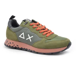Sun 68 TOM SNAKE Z45104 Kaki Baskets Basses Homme