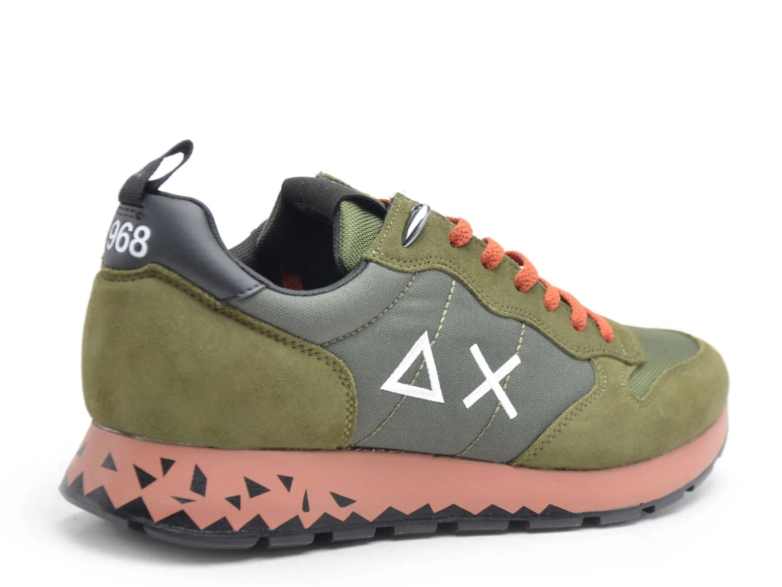 Sun 68 TOM SNAKE Z45104 Kaki Baskets Basses Homme