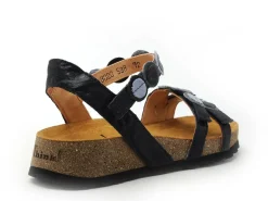 Think 322 Bleu Sandales à Talons Femme