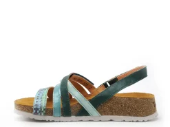 Think 1183 Bleu Sandales à Talons Femme