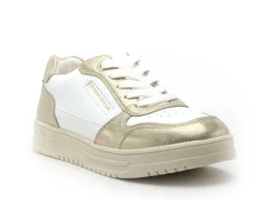 Tom Tailor 7490010018 Blanc et Or Baskets Basses Femme