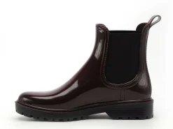 Verbenas Bottes de pluie GAUDI BRILLO Bordeaux Boots et Bottines Plates Femme