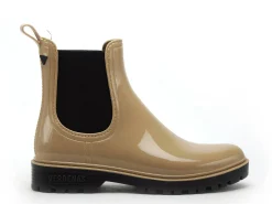 Verbenas Bottes de pluie GAUDI BRILLO Beige Boots et Bottines Plates Femme