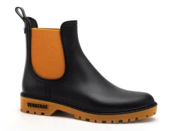 Verbenas GAUDI MAT BICOLOR Noir Boots et Bottines Plates Femme