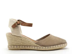 Verbenas MALENA Beige Sandales à Talons Femme