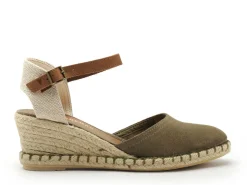 Verbenas MALENA Kaki Sandales à Talons Femme