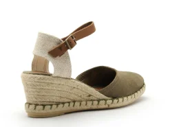 Verbenas MALENA Kaki Sandales à Talons Femme