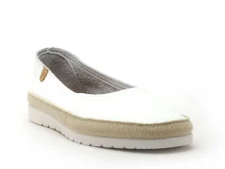Verbenas NADIA NUCLEO Blanc Ballerines Femme