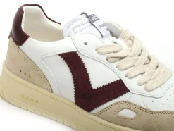 Victoria Baskets SEUL EFECT PIEL SER Bordeaux Baskets Basses Femme