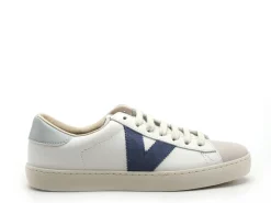 Victoria BERLIN PIEL ET SERRAJE 1126142 Bleu Baskets Basses Femme