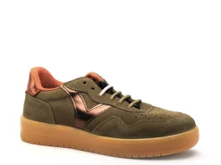Victoria MADRID SER METAL Kaki Baskets Basses Femme