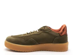 Victoria MADRID SER METAL Kaki Baskets Basses Femme