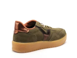 Victoria MADRID SER METAL Kaki Baskets Basses Femme