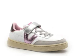 Victoria OSLO EFECTO PIEL et LEOPA 1256103 Blanc Baskets Basses Fille
