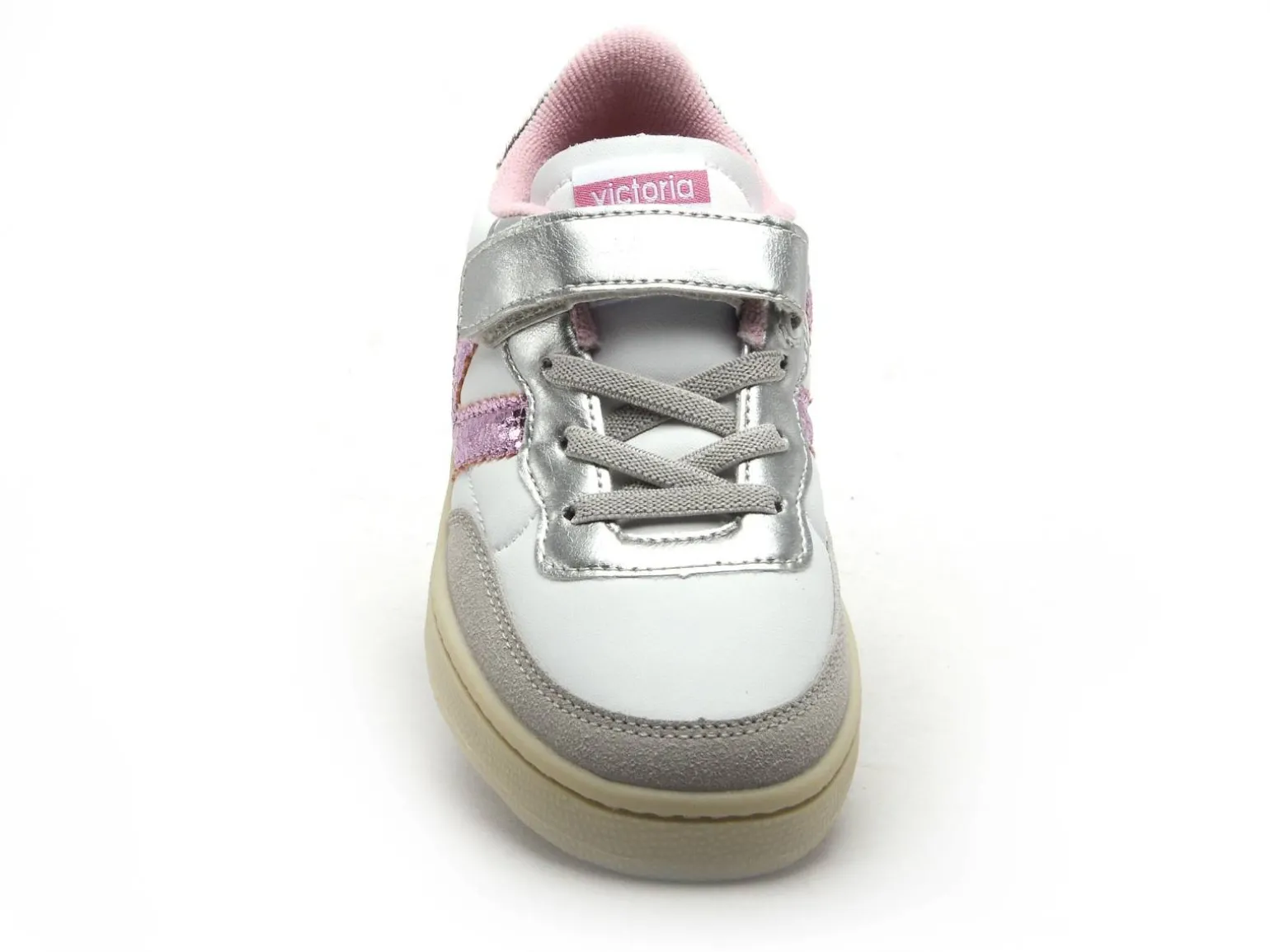 Victoria OSLO EFECTO PIEL et LEOPA 1256103 Blanc Baskets Basses Fille