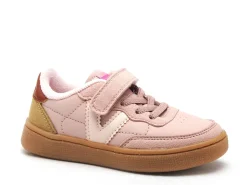 Victoria 1256106 OSLO VELCRO EFECTO PIEL Rose Baskets Basses Fille