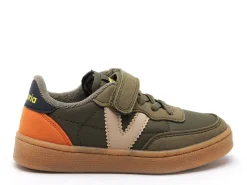 Victoria 1256106 OSLO VELCRO EFECTO PIEL Kaki Baskets Basses Garçon