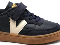 Victoria 1256106 OSLO VELCRO EFECTO PIEL Bleu Baskets Basses Garçon