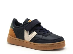 Victoria 1256106 OSLO VELCRO EFECTO PIEL Bleu Baskets Basses Garçon