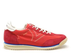 Victoria SATURNONYLON 1158108 Rouge Baskets Basses Femme