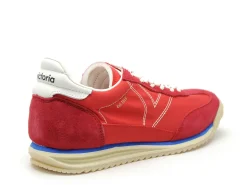 Victoria SATURNONYLON 1158108 Rouge Baskets Basses Femme