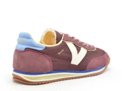 Victoria SATURNO SERR NYLON Bordeaux Baskets Basses Femme
