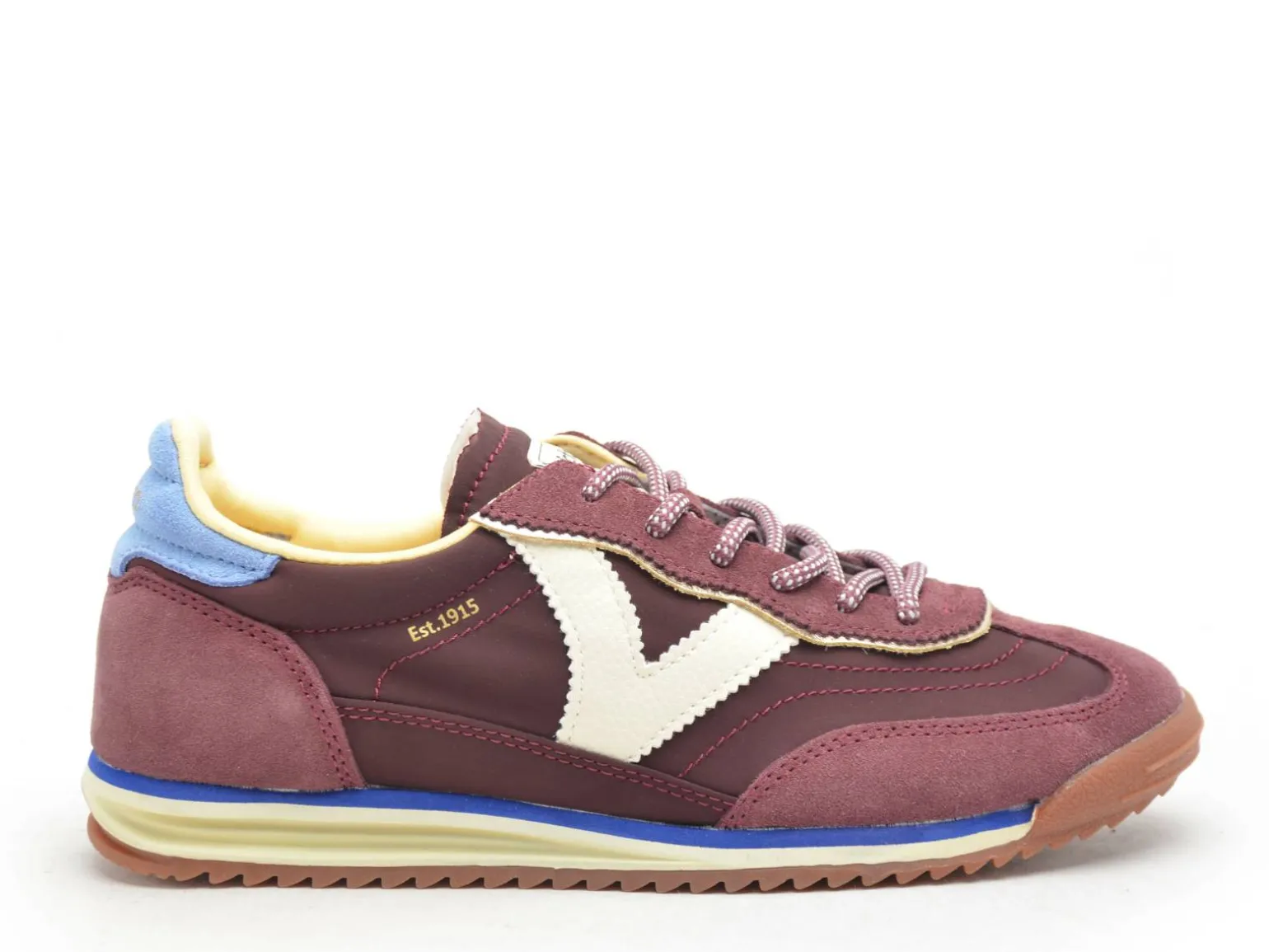 Victoria SATURNO SERR NYLON Bordeaux Baskets Basses Femme