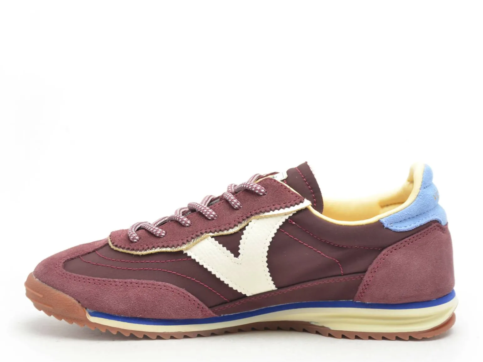 Victoria SATURNO SERR NYLON Bordeaux Baskets Basses Femme