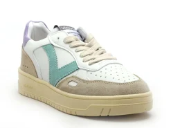Victoria SEUL EFECTO PIEL ET SERRA 1257101 Blanc et Bleu Baskets Basses Femme