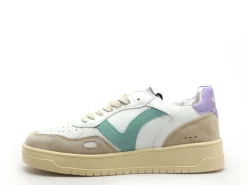 Victoria SEUL EFECTO PIEL ET SERRA 1257101 Blanc et Bleu Baskets Basses Femme