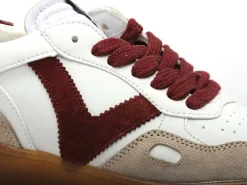 Victoria SEUL EFECT PIEL SER Bordeaux Baskets Basses Femme