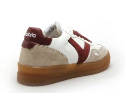 Victoria SEUL EFECT PIEL SER Bordeaux Baskets Basses Femme