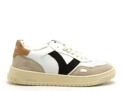 Victoria SEUL PIEL SERRAJE HOMME Blanc Baskets Basses Homme