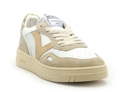 Victoria SEUL SERRAJE ET GLITTER Blanc Baskets Basses Femme