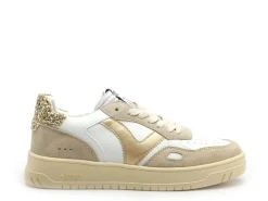 Victoria SEUL SERRAJE ET GLITTER Blanc Baskets Basses Femme